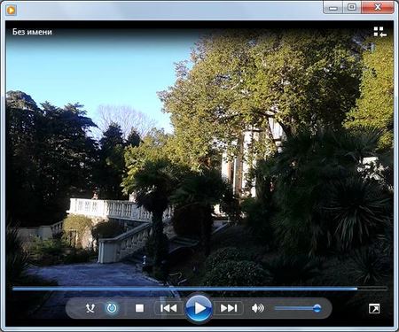 Windows Media Player: Главное окно